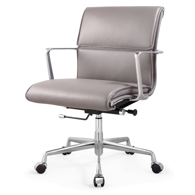 Italian leather office chair